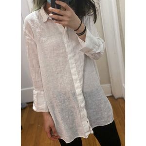 Zara Oversized White Shirt